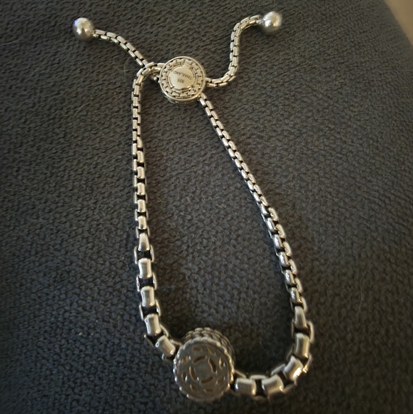 JAI Sterling Silver Pave Diamond Bracelet - Picture 5 of 8